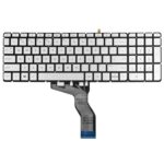 Teclado Retroiluminado para HP 15-Ab / 15-Ak Versión USA (Plata) - Imagen 2