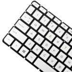 Teclado Retroiluminado para HP 15-Ab / 15-Ak Versión USA (Plata) - Imagen 4