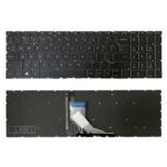 Teclado Retroiluminado para HP Pavilion Gaming 15-Dk Crystal Cap US Version