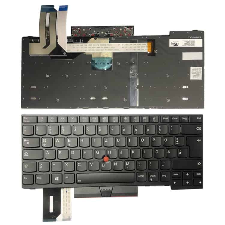 EDA005126701.jpg Teclado para Lenovo Thinkpad E480 E485 T480S L480 (Versión Alemana) - Imagen 1