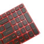 Teclado para Acer Nitro 5 AN515-41 Retroiluminado Rojo (Edición USA) - Imagen 4