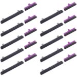 Botón de Encendido y Volumen para Samsung Galaxy S20+ SM-G985 (10 Piezas) (Negro)