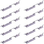 Botón de Encendido y Volumen para Samsung Galaxy J2 SM-J200 (10 Piezas) (Púrpura)