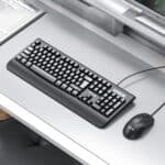 AULA AC106 Juego de ratón y teclado con cable y puerto USB