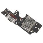 Tarjeta de carga y conector para teléfono móvil.