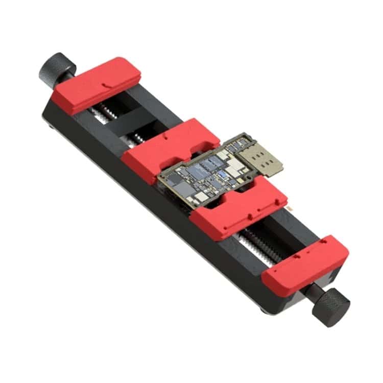 Herramienta de precisión para cortar y reparar placas base de teléfonos móviles.