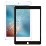 Lente de vidrio exterior Pantalla Frontal para Apple iPad Pro 9.7 con adhesivo ópticamente transparente (Negro)