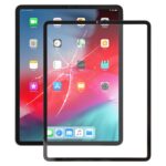 Lente de Vidrio Exterior Pantalla Frontal para Apple iPad Pro 12.9 (2018 2020) con Adhesivo Ópticamente Transparente (Negro)