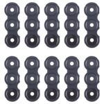 Cubierta de Lente de Cámara Trasera para Samsung Galaxy A05s SM-A057F (Negro) - Paquete de (10 Piezas)