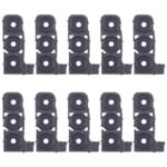 Cubierta de Lente de Cámara Trasera para Samsung Galaxy A25 SM-A256B (10 Piezas) (Negro)