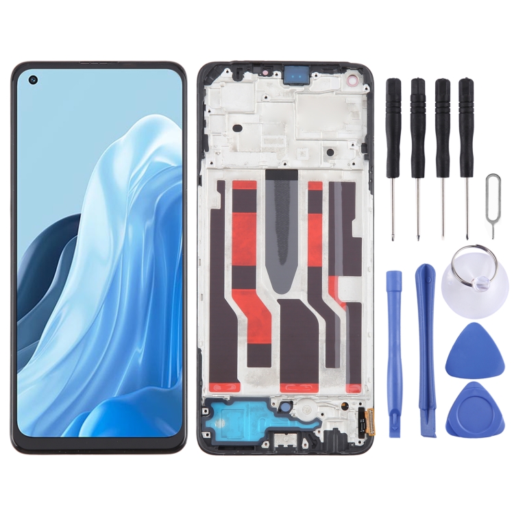 EDA006539717-2.jpg Pantalla Completa OLED con Marco para Oppo Reno8 Lite 5G - Imagen 1