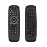G7V Pro 2.4GHz Fly Air Mouse Retroiluminación LED Teclado inalámbrico Control remoto con giroscopio para Android TV Box / PC, Soporte de voz inteligente
