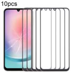 Lente de Vidrio Pantalla para Samsung Galaxy A24 4G SM-A245F con Adhesivo OCA (10 Piezas)
