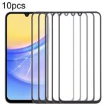 Lente de Vidrio Exterior Pantalla Frontal con Adhesivo OCA para Samsung Galaxy A15 5G (10 Piezas)