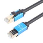 Cable de Red LAN Ethernet Cat8E de Cobre Puro 5 m para Enrutador y Conmutador de Computadora