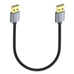 Cable de Carga y Datos Extensión USB 2.0 Macho a Macho 0,3 m