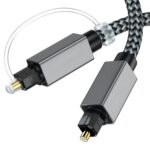 Cable de Audio Óptico Digital Toslink Macho a Macho 5,0 mm Diámetro Exterior 5 m