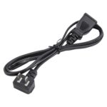 Cable de Extensión 2 Pines para Ordenador con Enchufe Estadounidense 1,5 m (Negro) - Imagen 3