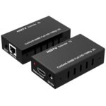Extensor de Cable de Red RJ45 HDTV 60 m con Enchufe de la UE