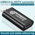 Convertidor USB 3.0 a HDTV Adaptador de Video para Conexión de Dispositivos - Imagen 4