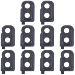 Cubierta de Lente de Cámara Trasera para Samsung Galaxy Z Flip SM-F700F (Negra) - Paquete de (10 Piezas)