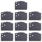 Cubierta Lente Cámara Trasera para Samsung Galaxy F04 SM-E045F (Negro) (10 Unidades)