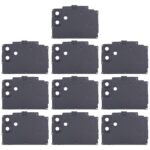 Cubierta de Lente de Cámara Trasera para Samsung Galaxy M04 SM-M045F (Negra) - Paquete de (10 Piezas)
