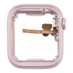 Marco Medio para Apple Watch Series 9 41mm LTE Aluminio Eje Giratorio Cable Flex (Rosa) - Imagen 2