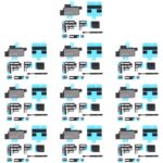 Pegatinas Disipador de Calor y Almohadillas Espuma Placa Base FPC para Apple iPhone 16 Pro (10 Unidades)