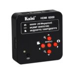 Cámara Industrial Microscopio Kaisi HDMI 6000 con Interfaz Dual HDMI y USB, 60 Mp, 4K Ultra HD, Enchufe de la UE