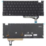 Teclado Retroiluminado para Asus Zenbook 14 OLED UX3402, UX3402Z, UX3402ZA, UX3402VA, UM5302T, UM3402 NSK-UA74LN (Negro) (Versión USA)