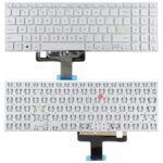 Teclado para Asus Vivobook X521 V5100E X521Fl S5600F S533F (Versión USA) (Plateado)