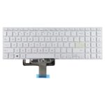 Teclado para Asus Vivobook X521 V5100E X521Fl S5600F S533F (Versión USA) (Plateado) - Imagen 2