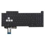 Teclado Retroiluminado de 16 Pines para Asus Rog Strix G17 G713 Series (Negro) Versión USA - Imagen 2