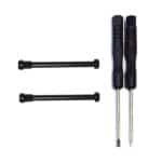 Correas Cabeza Plana para Amazfit T-Rex 3 con Destornillador (Negro) (2 Unidades)