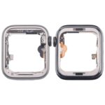 Marco Central de Acero Grafito para Apple Watch Series 5 40mm LTE con Placa de Bisel, Eje Giratorio de Corona y Cable Flex