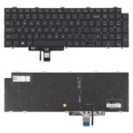 Teclado Retroiluminado Portátil para Dell Latitude 3540 5520 5521 5530 5531 5540 (Versión USA) (Negro)