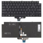 Teclado Retroiluminado para Dell Latitude 5320 7320 Versión USA Portátil (Negro)