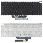 Teclado portátil para Honor MagicBook X16 2022 PRO BRN-F56 G561 H76 G56 F561 Versión USA (Negro)