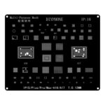 Plantilla de Reballing BGA Apple iPhone 15 15 Pro Max con Posicionamiento Preciso y Corte Láser de Precisión