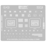 Stencil de Reballing AMAOE para Apple iPhone 16 Series (0.12mm)