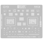 Stencil de Reballing AMAOE para Apple iPhone 14 Series 0.12mm