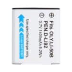 Batería LI-50B Olympus SZ10, SZ11, SZ12, SZ14 y SZ15 1400 mAh