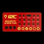 Placa Magnética de Tornillos i2C SCO (Rojo)