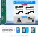 Adaptador Cámara Fontal y Trasera JC para Apple iPhone 16 Series - Imagen 4