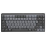 Logitech MX Mini Compact Smart Backlit Wireless Bluetooth Mechanical Keyboard, Tea Shaft