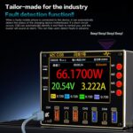 Cargador i2C C08 No.1 Edición estándar con Amperímetro de forma de onda digital y detección de Carga con medición de voltaje - Imagen 4