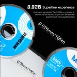 Herramienta de corte de Pantalla MaAnt Diamond Wire 0.026mm 100m - Imagen 4