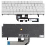 Teclado Retroiluminado para Dell XPS 14 9440 / XPS 16 9640 (2024) (Blanco)