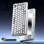 AULA nova75 Smart Display Tri-Mode RGB Customizable Gaming Mechanical Keyboard